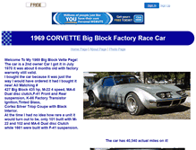 Tablet Screenshot of corvette-1969bigblock.vettepics.com