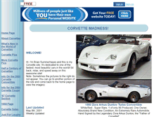 Tablet Screenshot of corvettemadness.vettepics.com